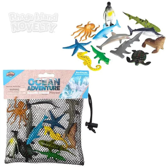 12PC AQUATIC MESH BAG PLAY SET