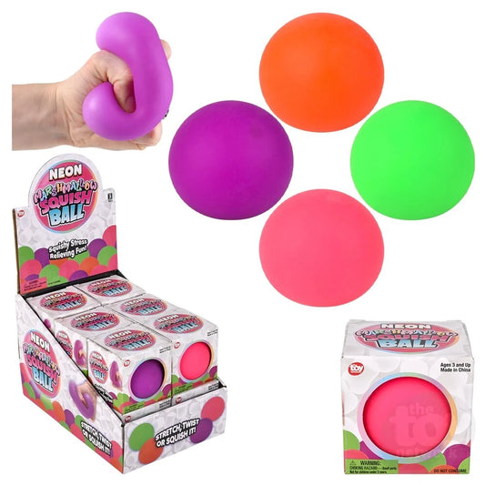 Marshmallow Neon Squishy Ball 2.5"